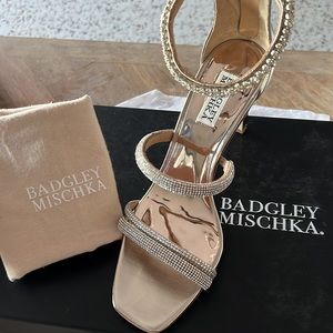 Badgley Mischka Embellished High Heels